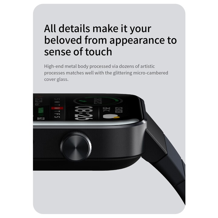 Mibro Uhr T1 Schwarz - Smartwatch