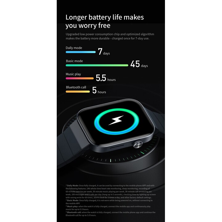 Mibro Uhr T1 Schwarz - Smartwatch