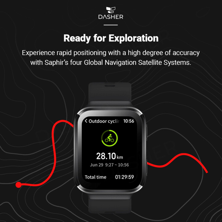 70mai WT1004 Maimo Saphir Watch Prateado - Relógio inteligente