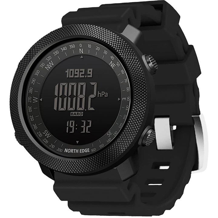 North Edge Apache with Silicone Strap Black