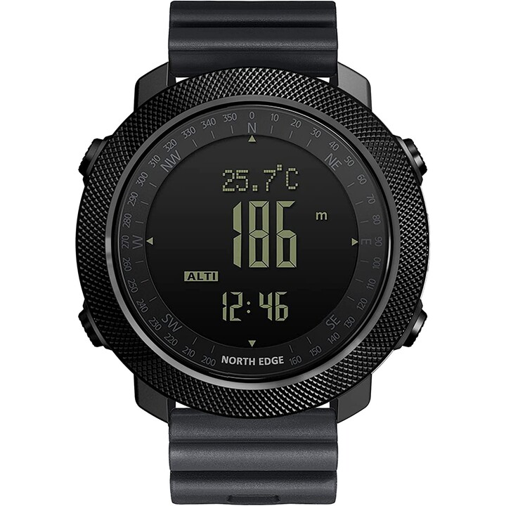North Edge Apache with Silicone Strap Black