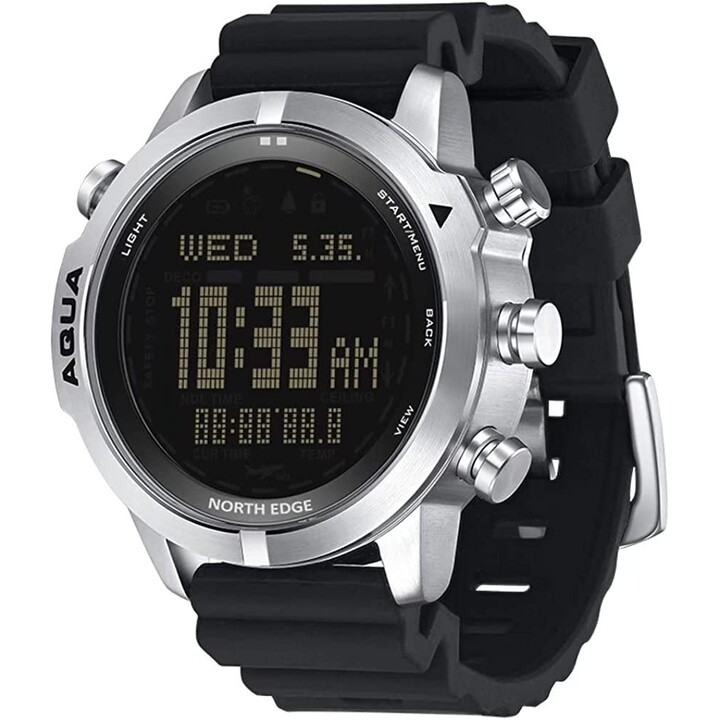 North Edge Aqua Negro - Reloj de Buceo