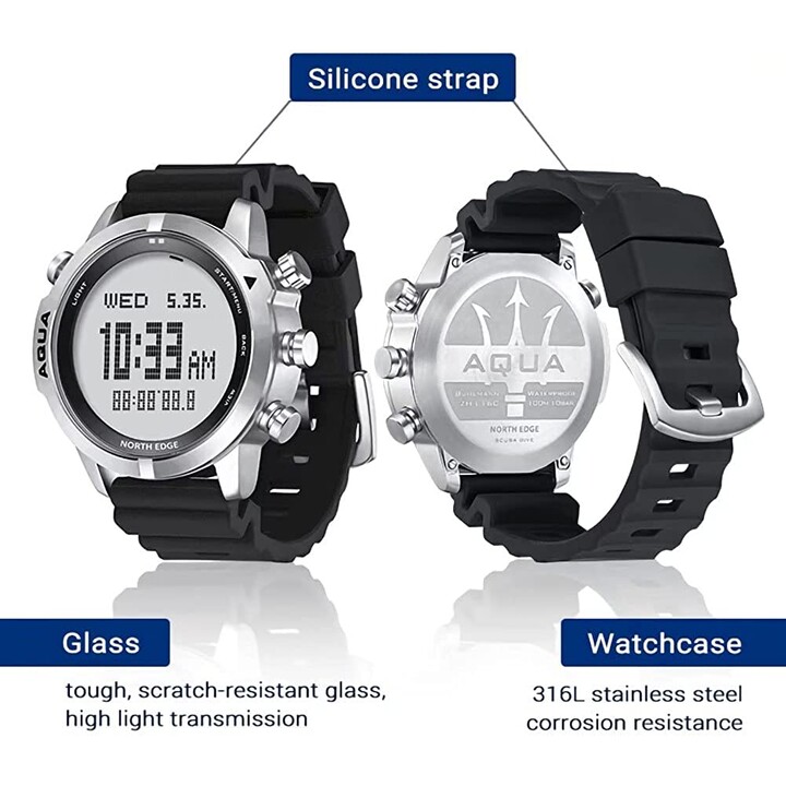 North Edge Aqua White - Diving Watch