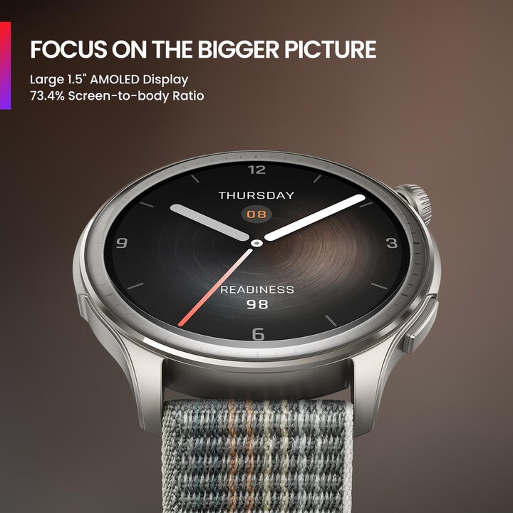 Amazfit Balance com GPS e NFC Cinza