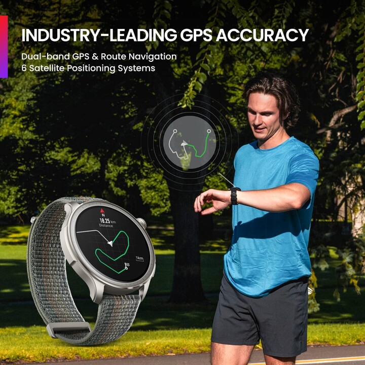 Amazfit Balance com GPS e NFC Cinza