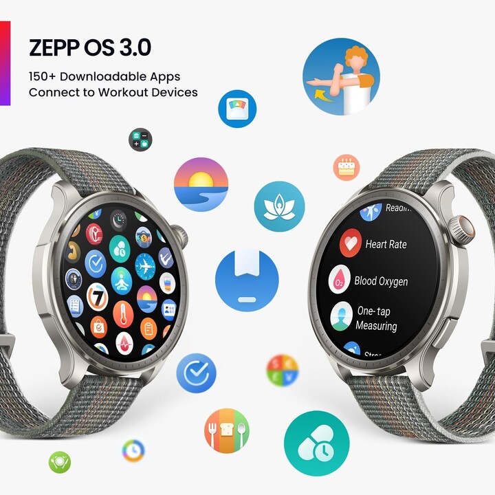 Amazfit Balance com GPS e NFC Cinza