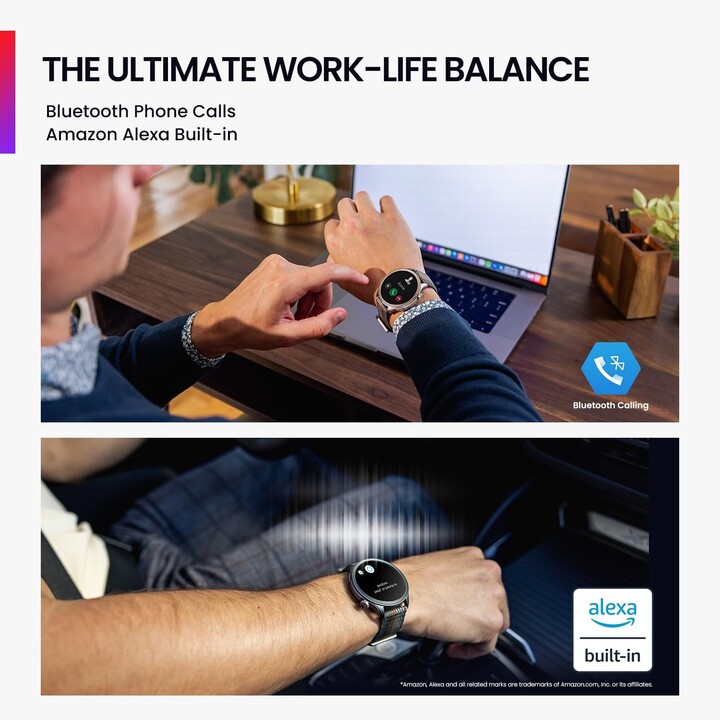 Amazfit Balance com GPS e NFC Cinza