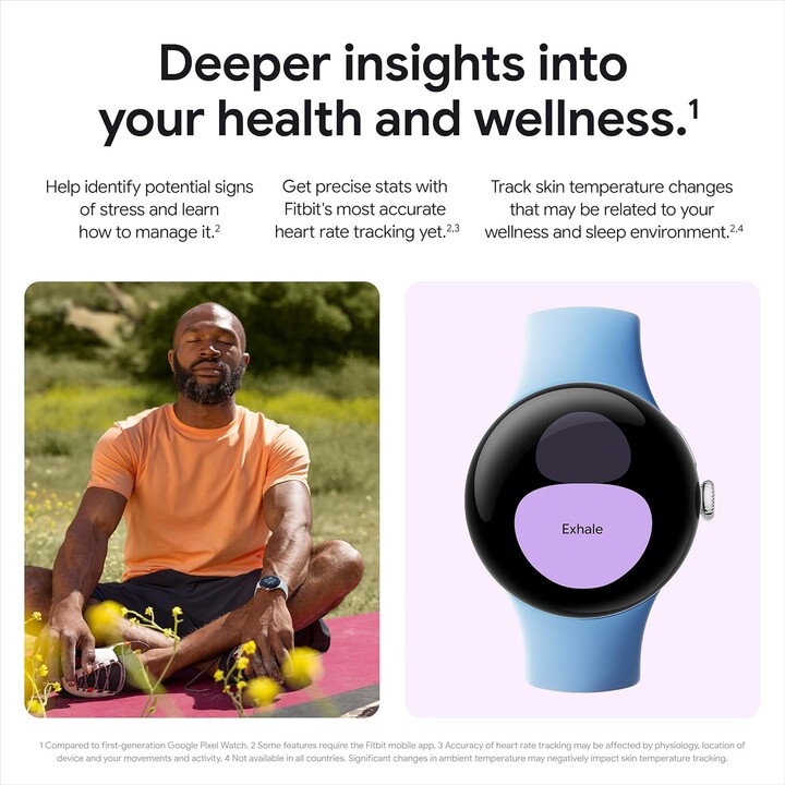 Google Pixel Watch 2 Wifi Negro con Correa Obsidiana