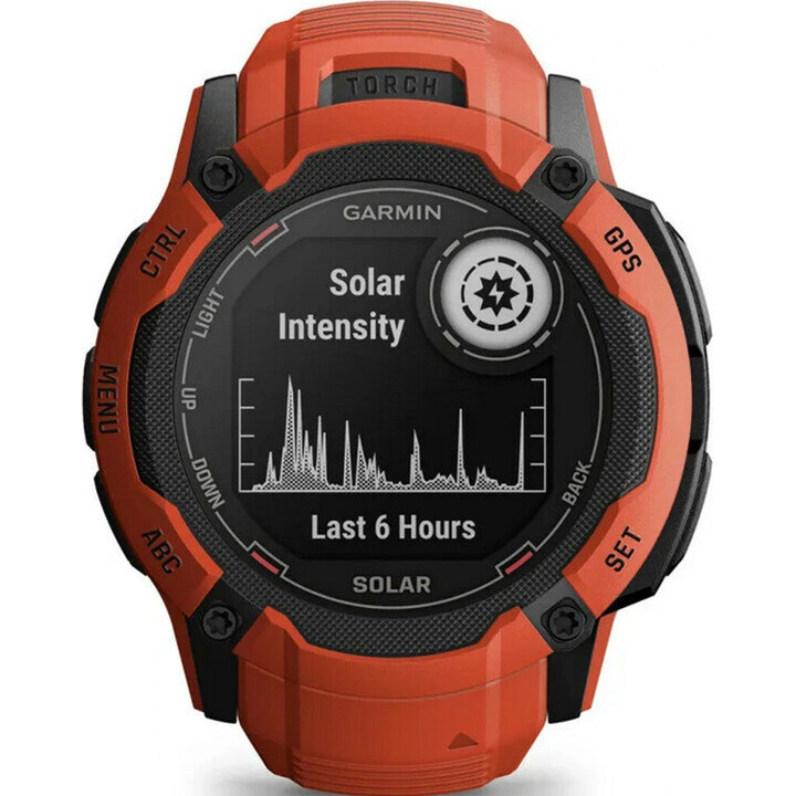 Garmin Instinct 2X Solar 1.1" 50mm Digital GPS Red 