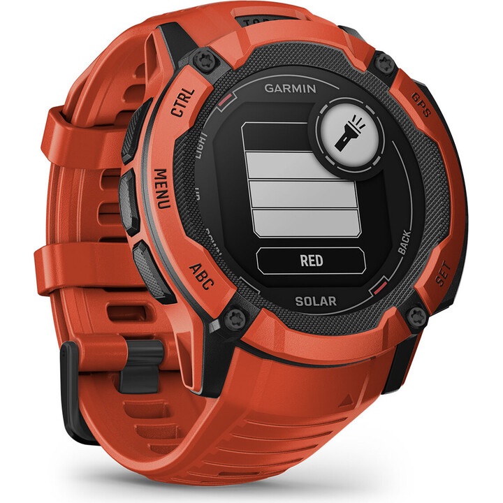Garmin Instinct 2X Solar 1.1" 50mm Digital GPS Red 