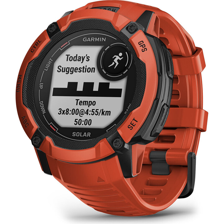 Garmin Instinct 2X Solar 1.1" 50mm Digital GPS Red 
