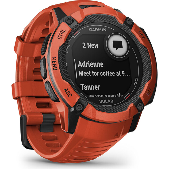 Garmin Instinct 2X Solar 1.1" 50mm Digital GPS Red 