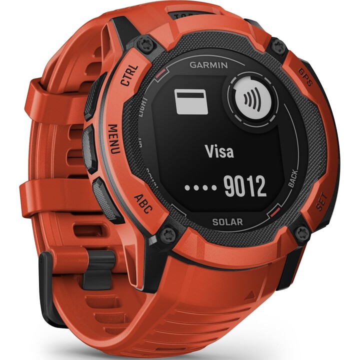 Garmin Instinct 2X Solar 1.1" 50mm Digital GPS Red 