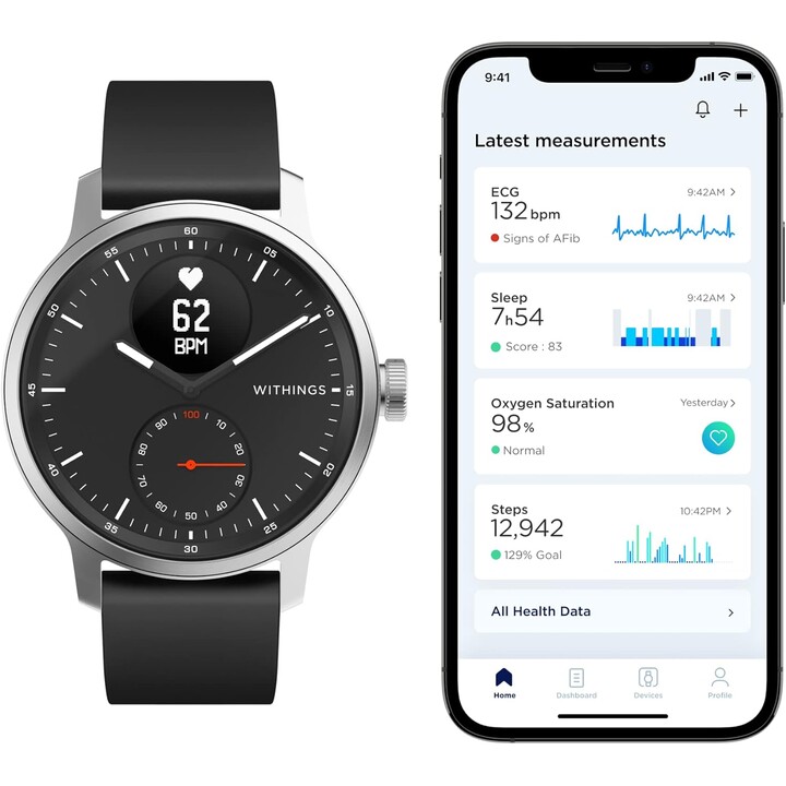 Withings ScanWatch Light 37mm Black