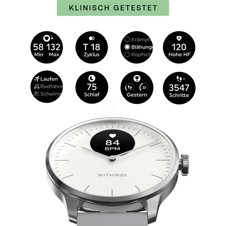 Withings ScanWatch Light 37mm Silver