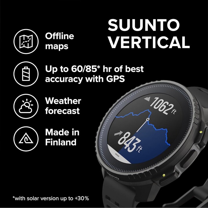 Suunto Vertical All Black GPS Black