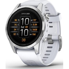 Garmin Epix Pro Gen 2 42mm WiFi Caja de Plata con Correa Deportiva Blanca