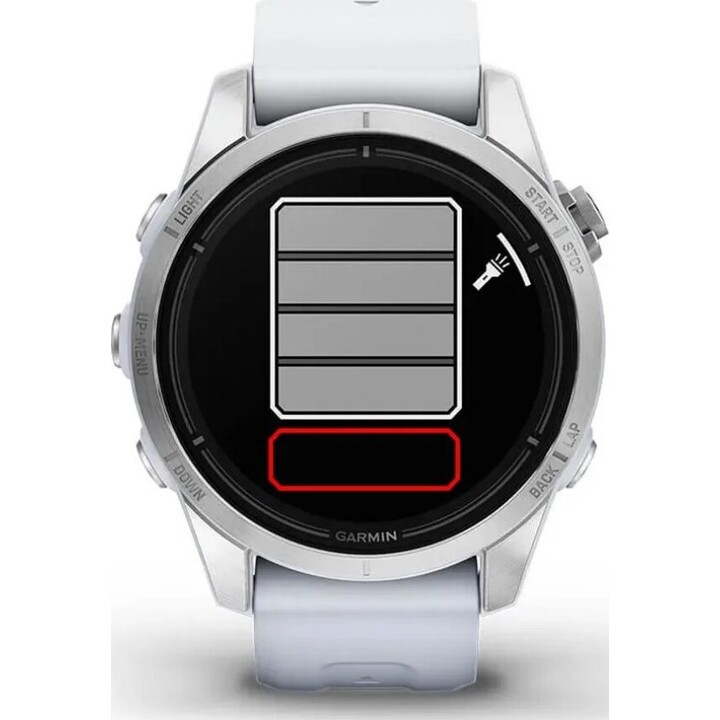 Garmin Epix Pro Gen 2 42mm WiFi Caja de Plata con Correa Deportiva Blanca