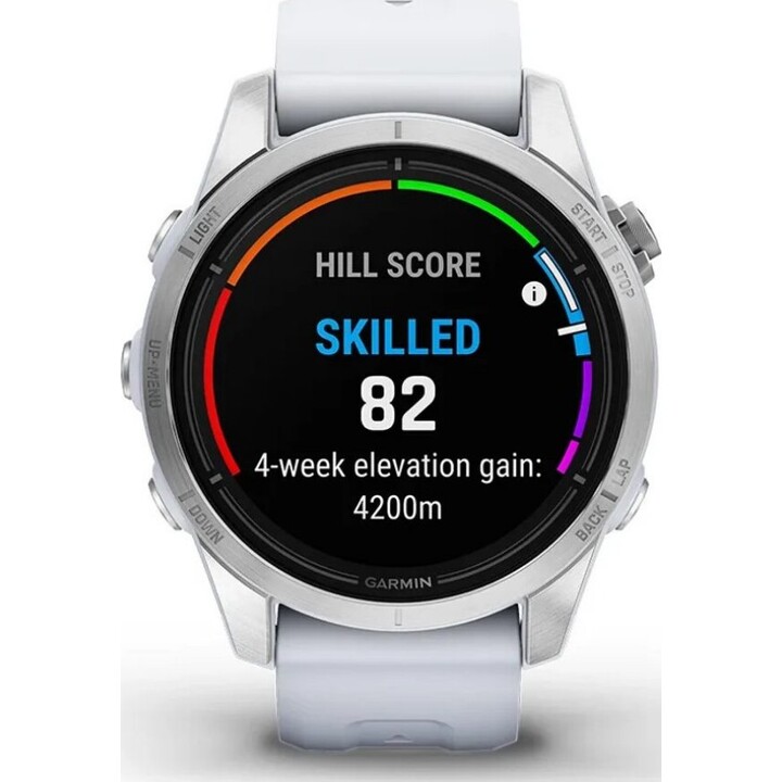 Garmin Epix Pro Gen 2 42mm WiFi Caja de Plata con Correa Deportiva Blanca