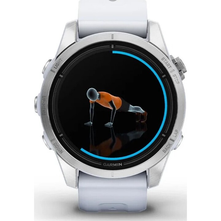 Garmin Epix Pro Gen 2 42mm WiFi Caja de Plata con Correa Deportiva Blanca