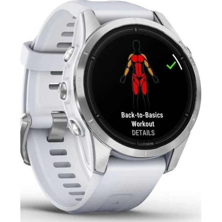 Garmin Epix Pro Gen 2 42mm WiFi Caja de Plata con Correa Deportiva Blanca