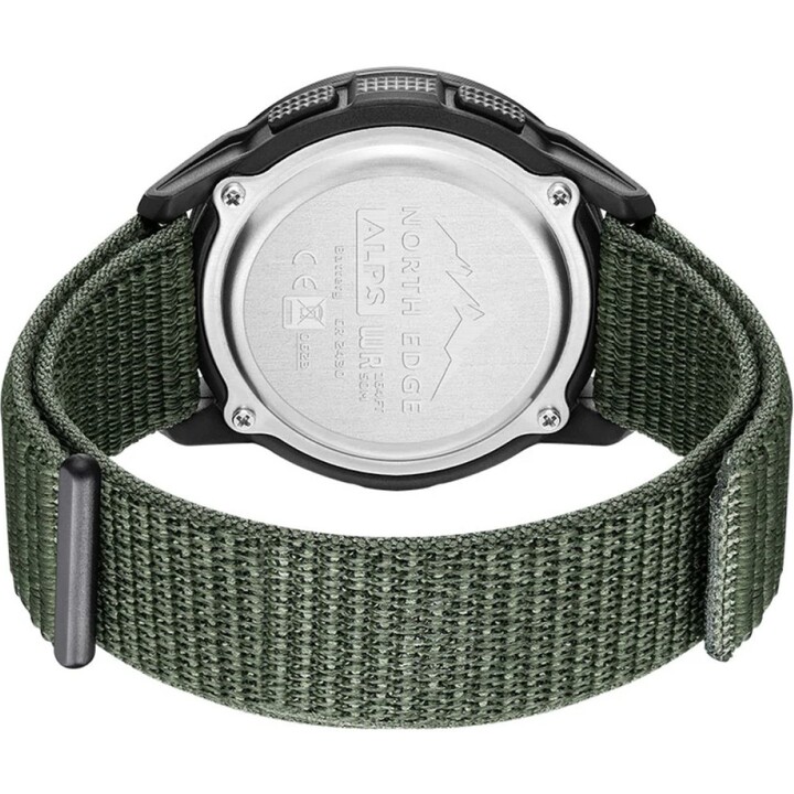 North Edge ALPS reloj digital outdoor verde