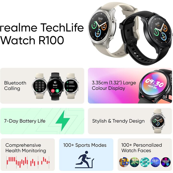 Realme Watch R100 TechLife Gray