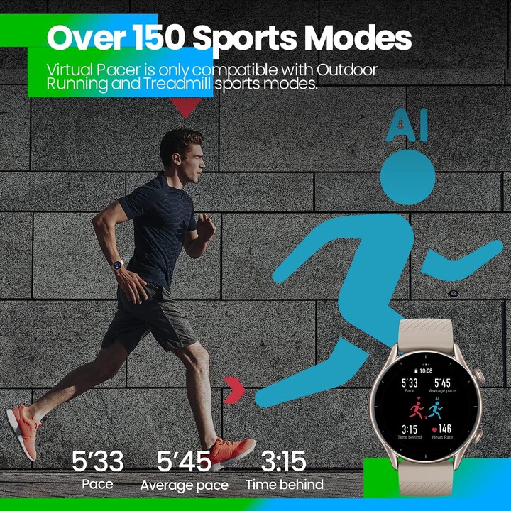 Amazfit GTR 3 35mm Schwarz