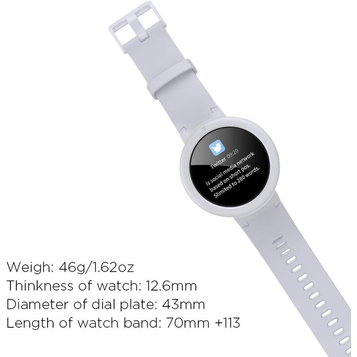 Amazfit Verge Lite / Okos Lite Snowcap White
