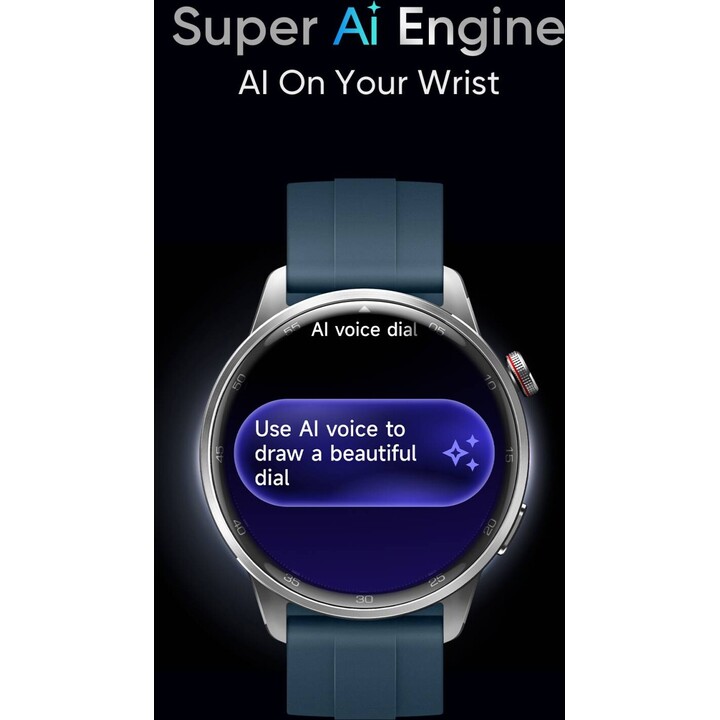 Realme Watch S2, 1.43 AMOLED DisplaySmartwatch, Super AI Engine, 20 days battery, Silver