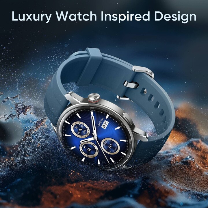 Realme Watch S2, 1.43 AMOLED DisplaySmartwatch, Super AI Engine, 20 days battery, Silver