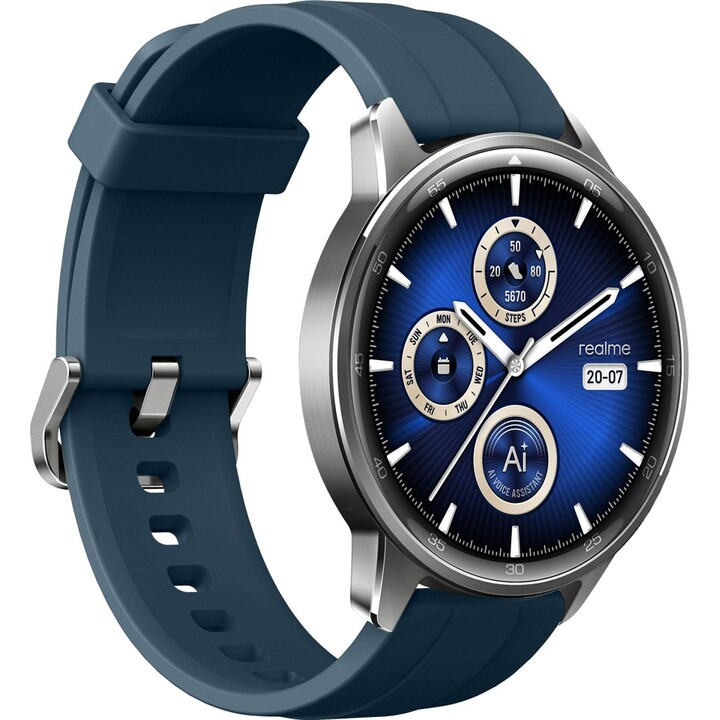 Realme Watch S2, 1.43 AMOLED DisplaySmartwatch, Super AI Engine, 20 days battery, Silver