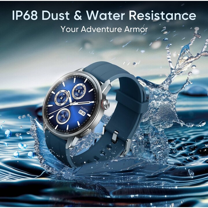 Realme Watch S2, 1.43 AMOLED DisplaySmartwatch, Super AI Engine, 20 days battery, Silver