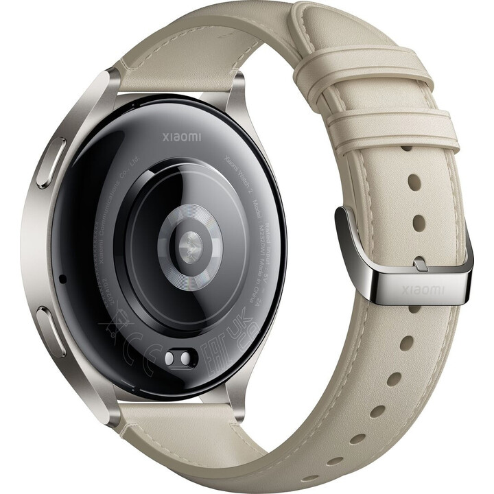 Xiaomi Watch 2 Titan Caja Gris Correa Piel Blanca