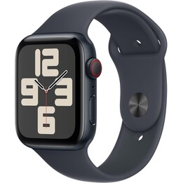 Apple Watch SE 2024 GPS Cellular 44mm Caja de aluminio medianoche con correa deportiva medianoche M/L