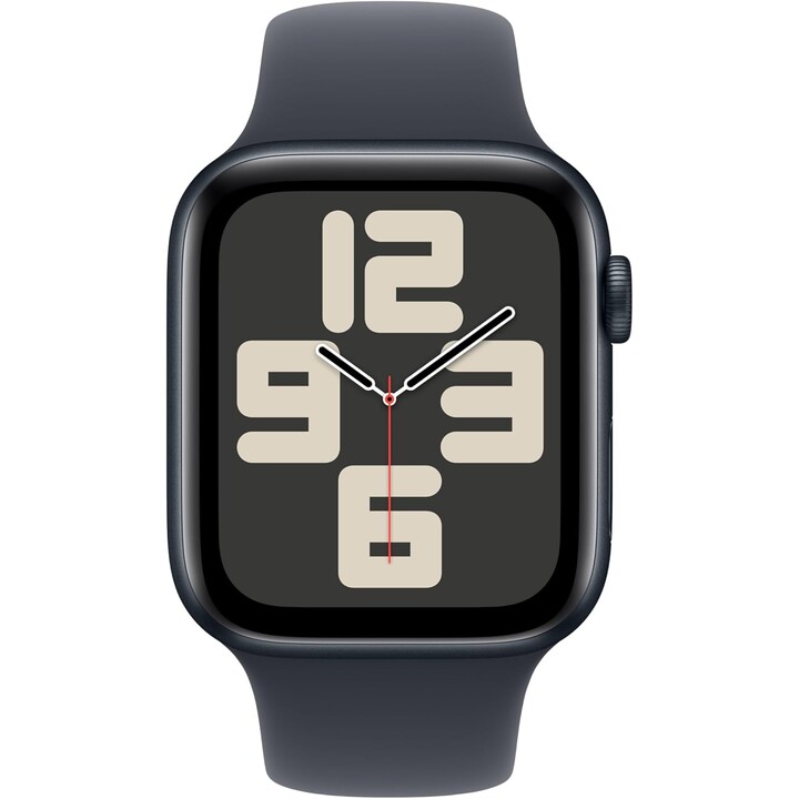 Apple Watch SE 2024 GPS Cellular 44mm Caja de aluminio medianoche con correa deportiva medianoche M/L