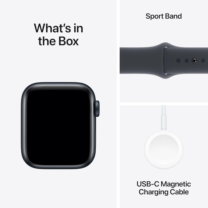 Apple Watch SE 2024 GPS Cellular 44mm Caja de aluminio medianoche con correa deportiva medianoche M/L