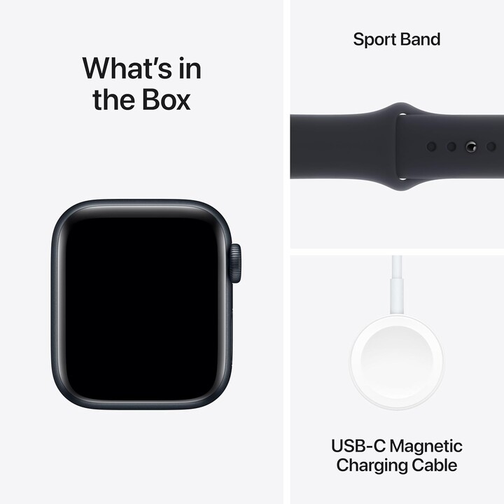 Apple Watch SE 2024 GPS Cellular Caja de aluminio medianoche de 40mm con correa deportiva medianoche Talla S/M
