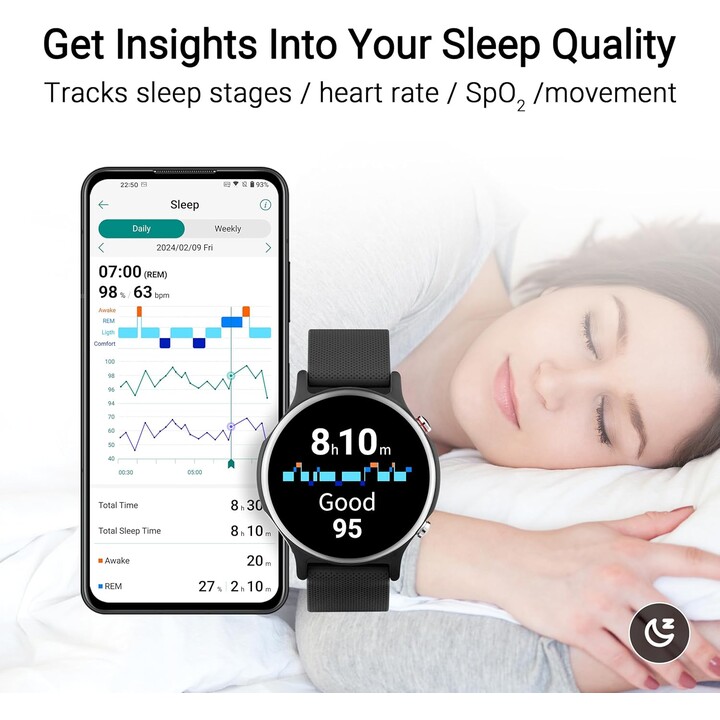 ASUS VivoWatch 6 HC-D06 Negro