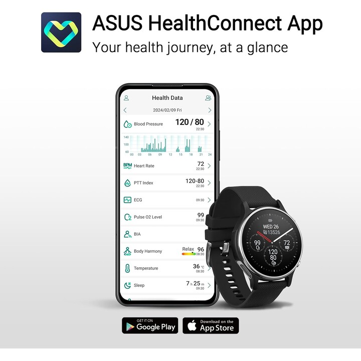 ASUS VivoWatch 6 HC-D06 Negro