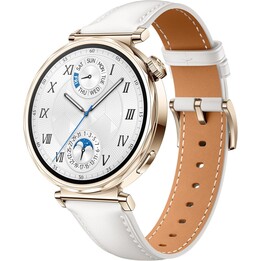 HUAWEI Watch GT5, Smartwatch display 1.43, fino a 14 giorni, 41mm, pelle bianca