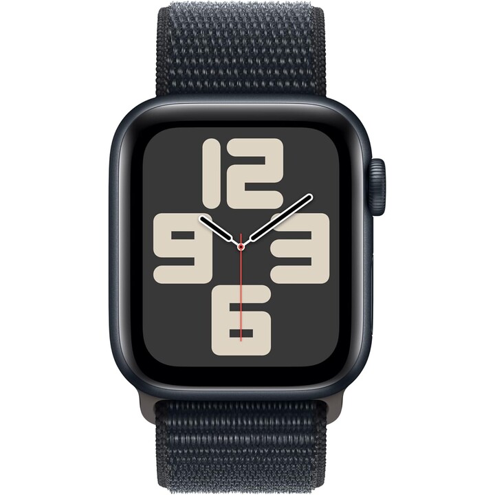 Apple Watch SE 2024 GPS Cellular 40 mm Caja de aluminio medianoche con correa deportiva Midnight