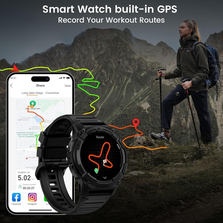Kospet Tank S2 Noir - Montre Connectée