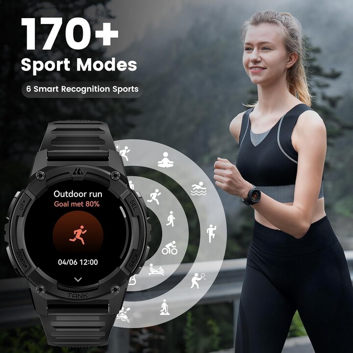 Kospet Tank S2 Noir - Montre Connectée