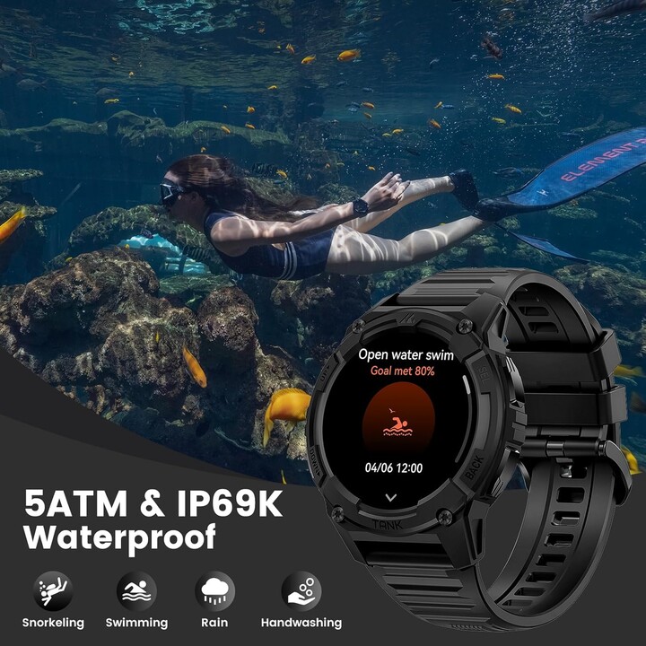 Kospet Tank S2 Noir - Montre Connectée