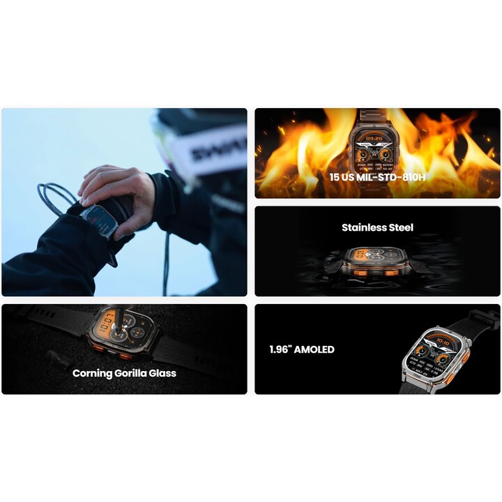 Kospet Tank M3 Ultra Edición Especial Negro - Reloj inteligente