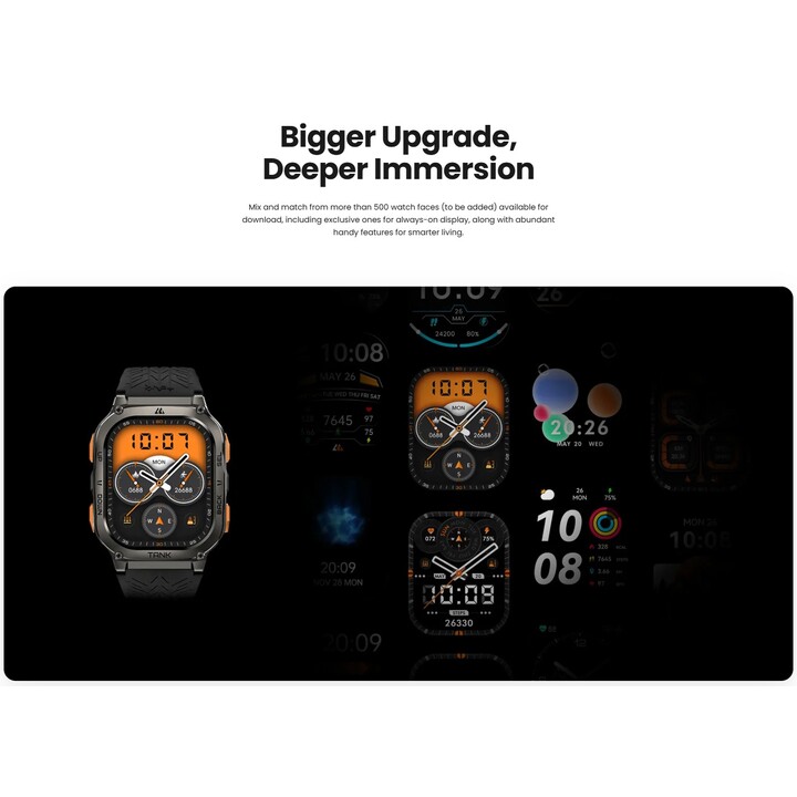 Kospet Tank M3 Ultra Special Edition Black - Smartwatch