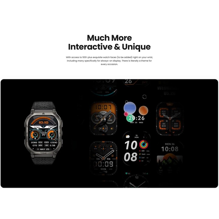 Kospet Tank M3 Special Edition Black - Smartwatch