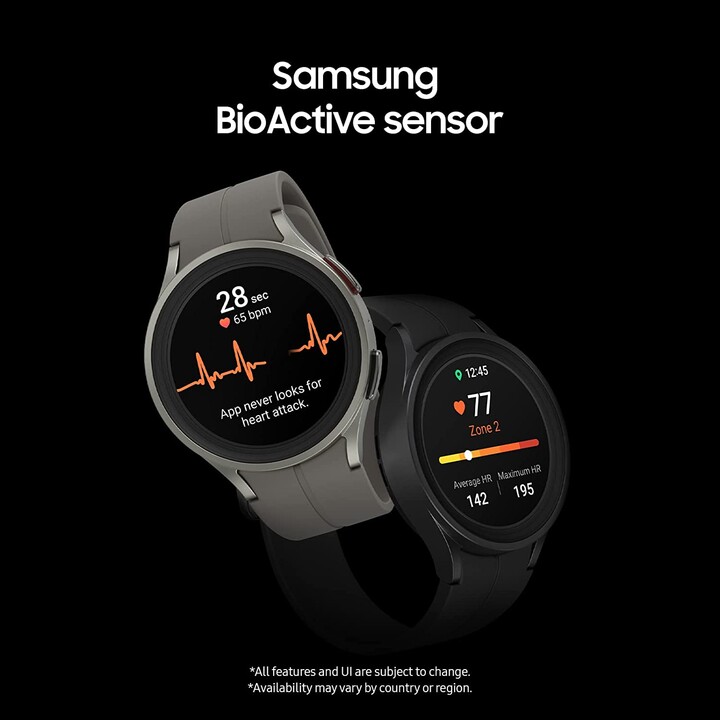 Samsung Galaxy Watch5 Pro R925 45mm 4G Titanium Preto - Relógio inteligente