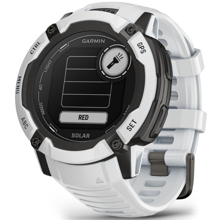 Garmin Instinct 2X Solar 50mm White - GPS Smartwatch